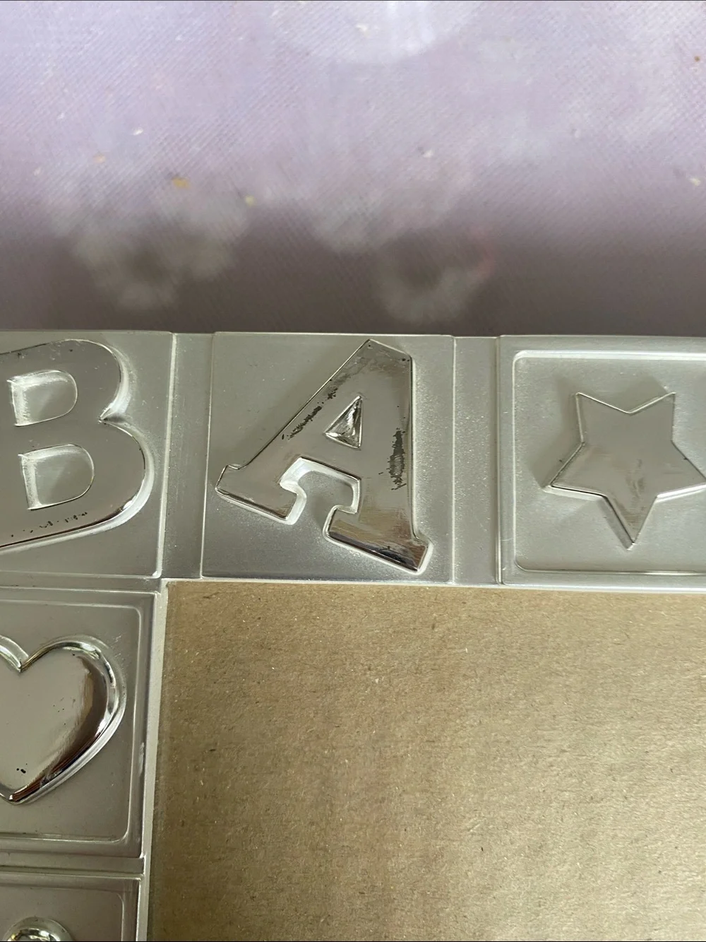 5x10 Baby Silver Bunny Photo Frame